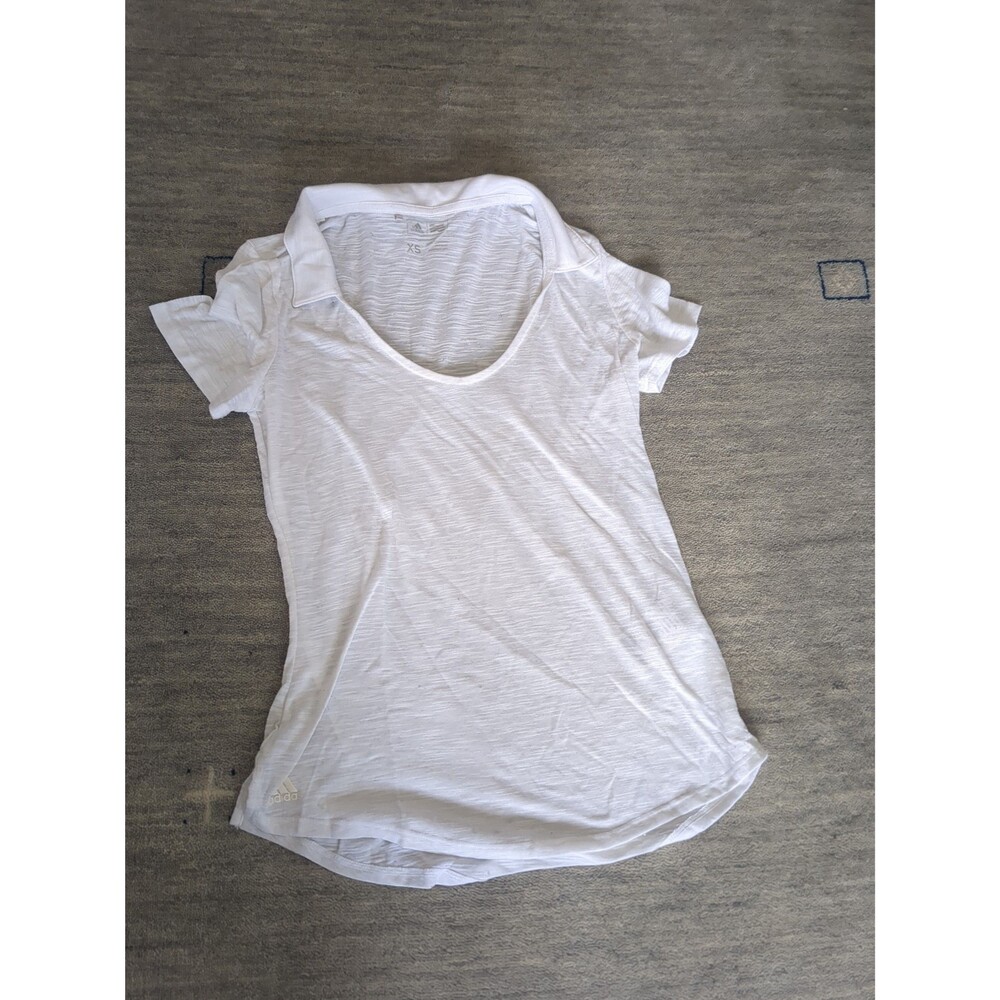 Adidas White Polo